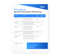 CPT codes for RTM